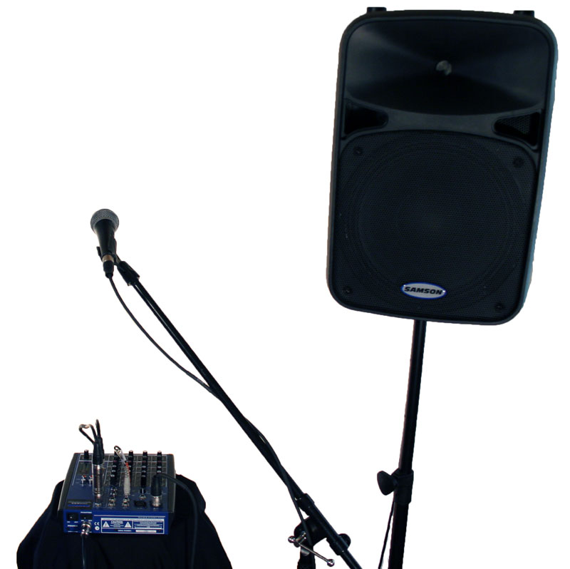 Smallest-PA-rental-promo-sound-system-up to 150 people