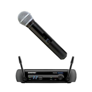 Wireless Shure microphone (range of 200 feet) for rent: $20
